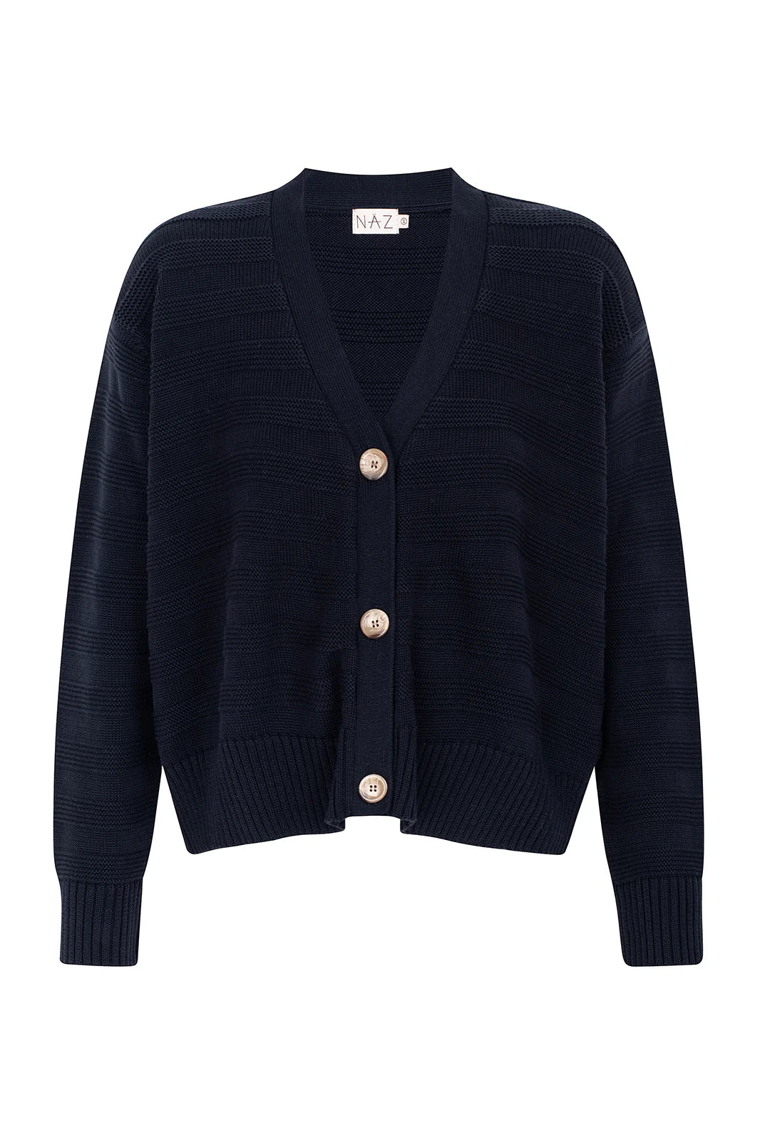 Sophia Cotton Cardigan Navy von Näz 4