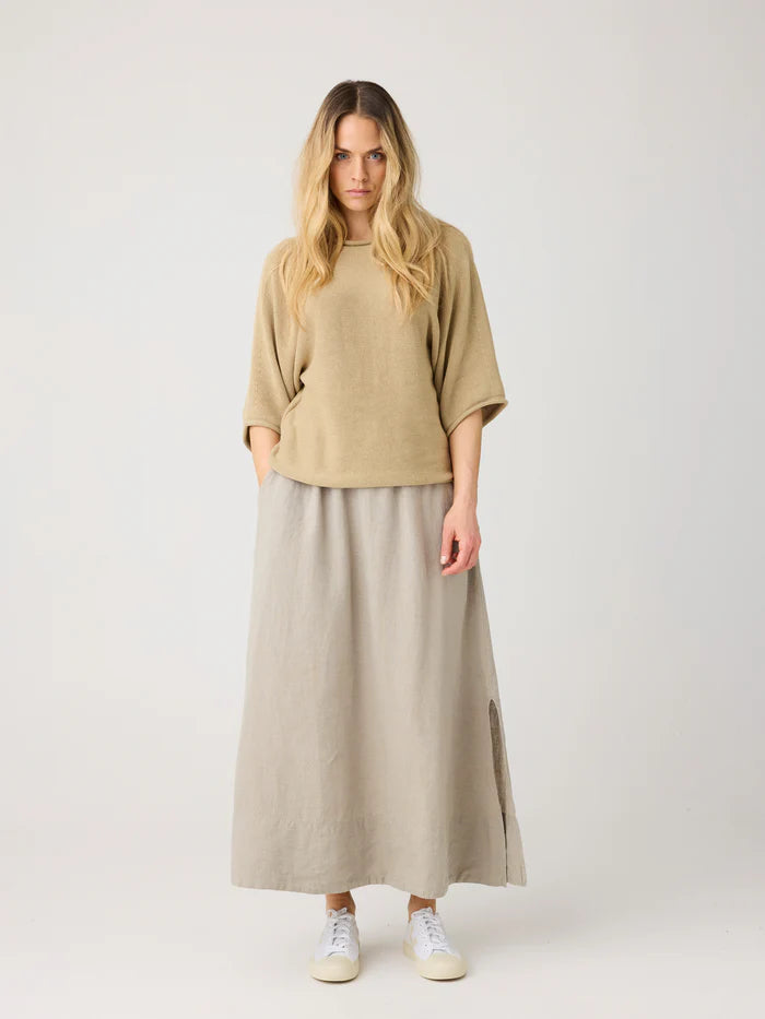 Strick T-Shirt Bat Sleeve Knit Twill von Knowledge Cotton Apparel 2