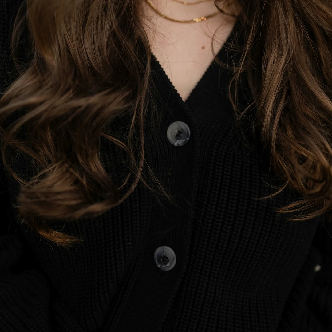 Strickjacke Marla Schwarz von Nordlicht 7