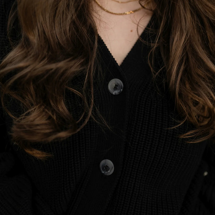 Strickjacke Marla Schwarz von Nordlicht 7