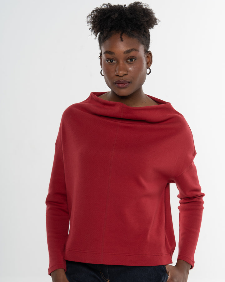 Sweater mit Wasserfallausschnitt Gentle Cascade Rio von Alma & Lovis 