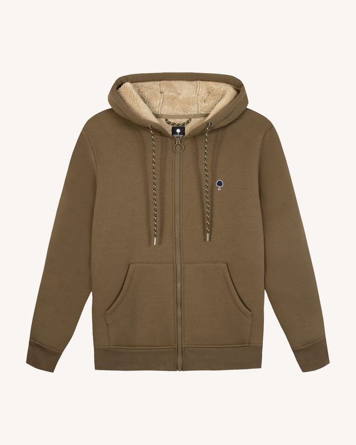 Sweatjacke Meygal Knit Marron von Faguo 2