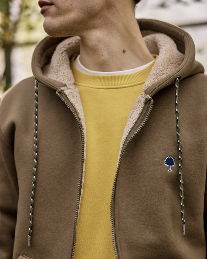 Sweatjacke Meygal Knit Marron von Faguo 3