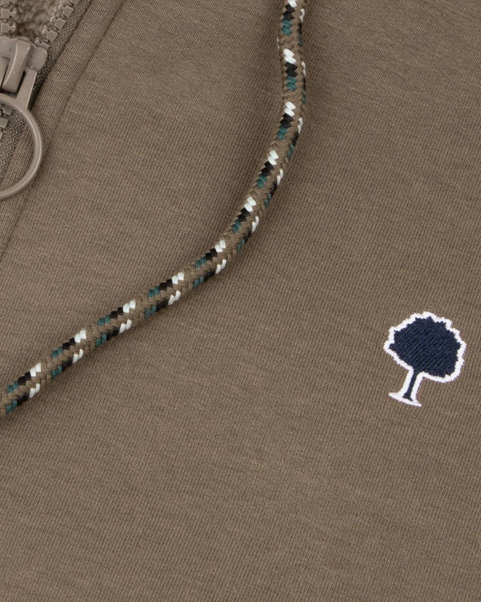 Sweatjacke Meygal Knit Marron von Faguo 4