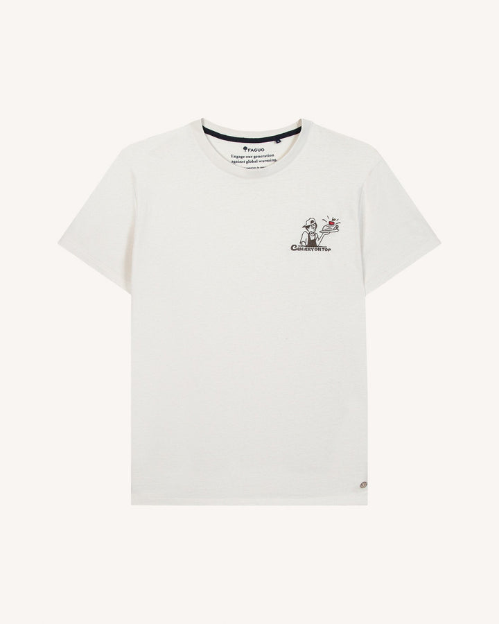 T-Shirt Arcy Ecru Cherry on Top von Faguo 2