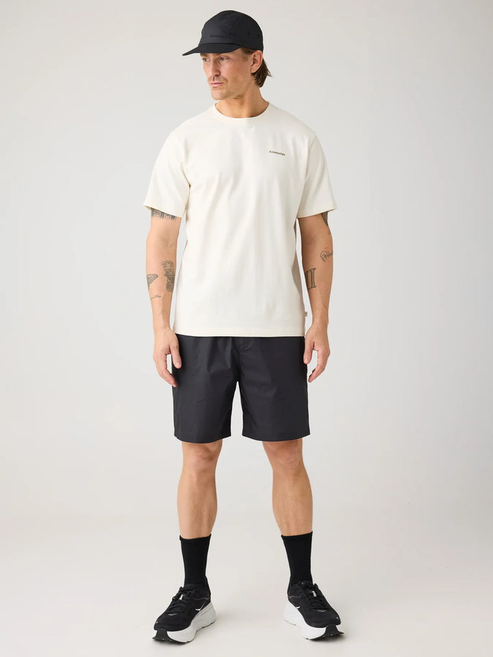 T-Shirt Back Print Egret von Knowledge Cotton Apparel 6