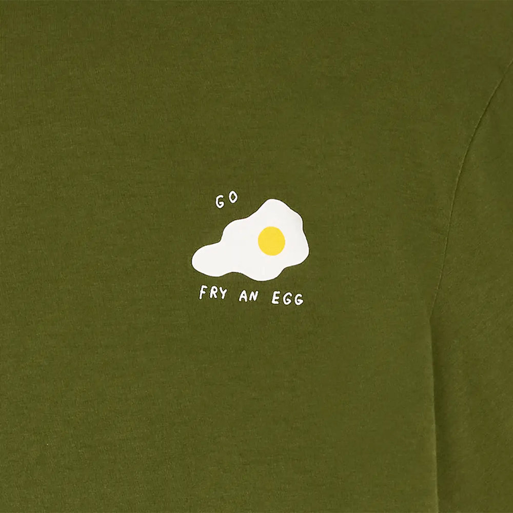 T-Shirt Egg Tee Olive von Bask in the Sun 2