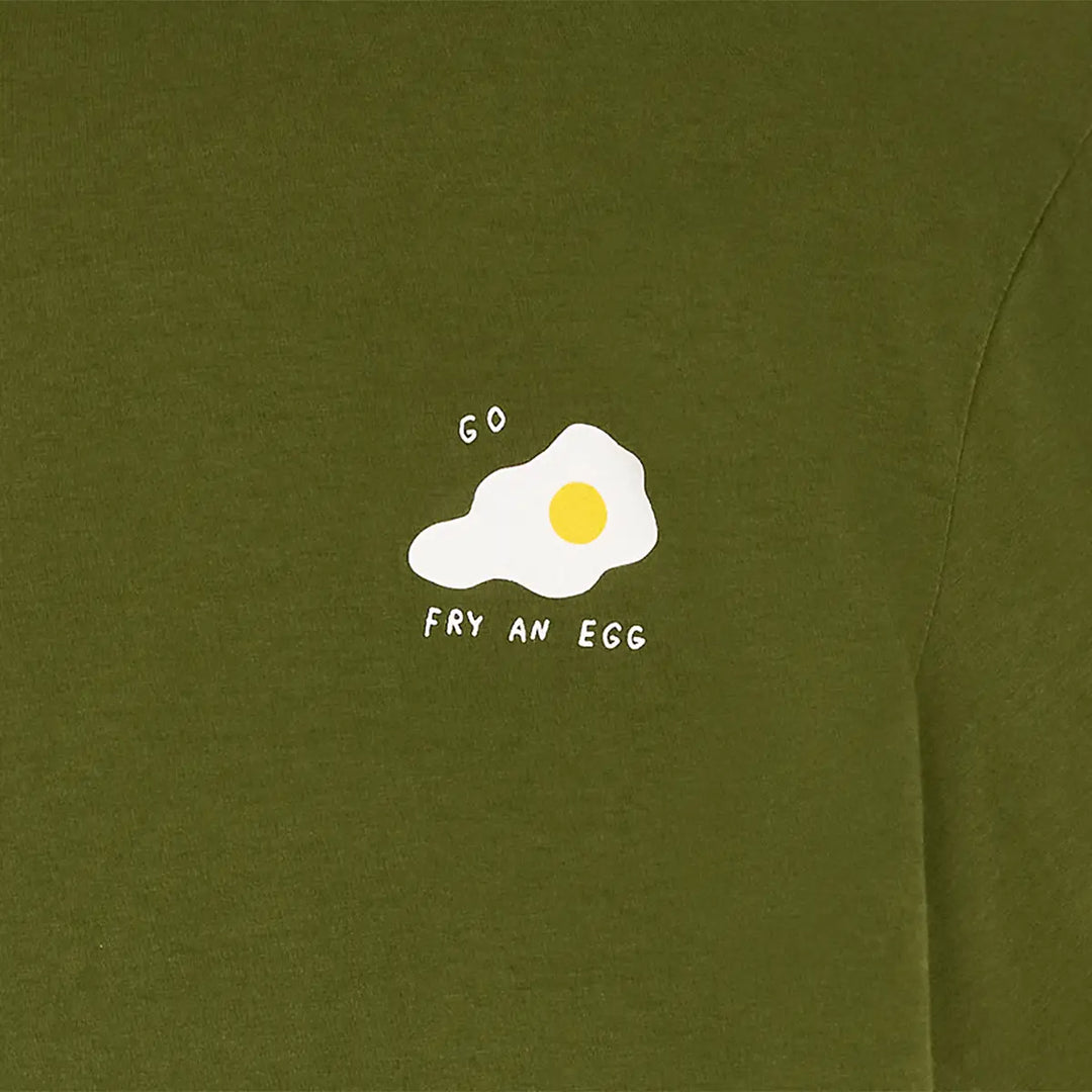T-Shirt Egg Tee Olive von Bask in the Sun 2