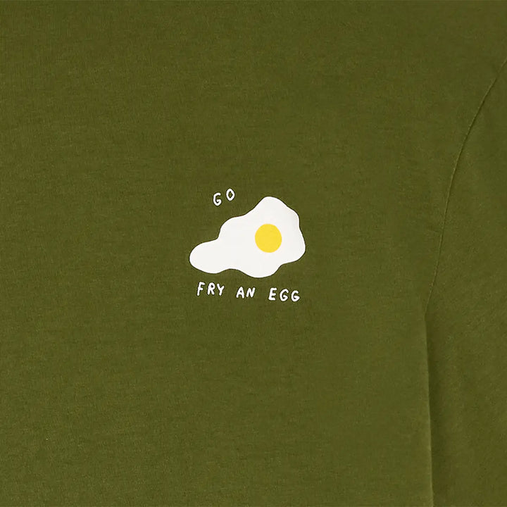 T-Shirt Egg Tee Olive von Bask in the Sun 2