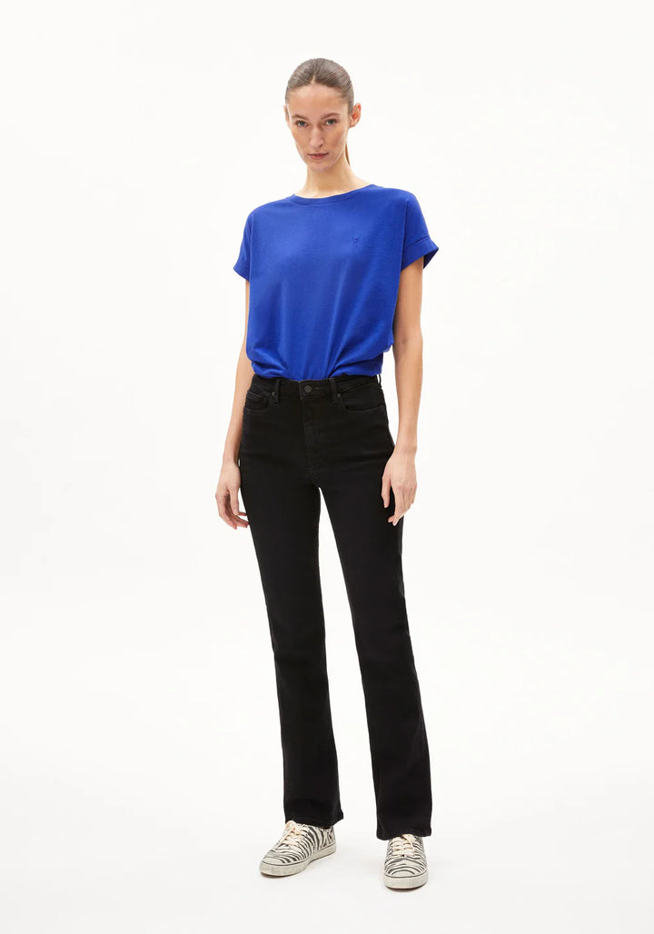 T-Shirt IDAARA Dynamo Blue von Armedangels 4