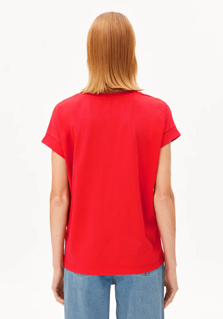 T-Shirt IDAARA Mars Red von Armedangels 1