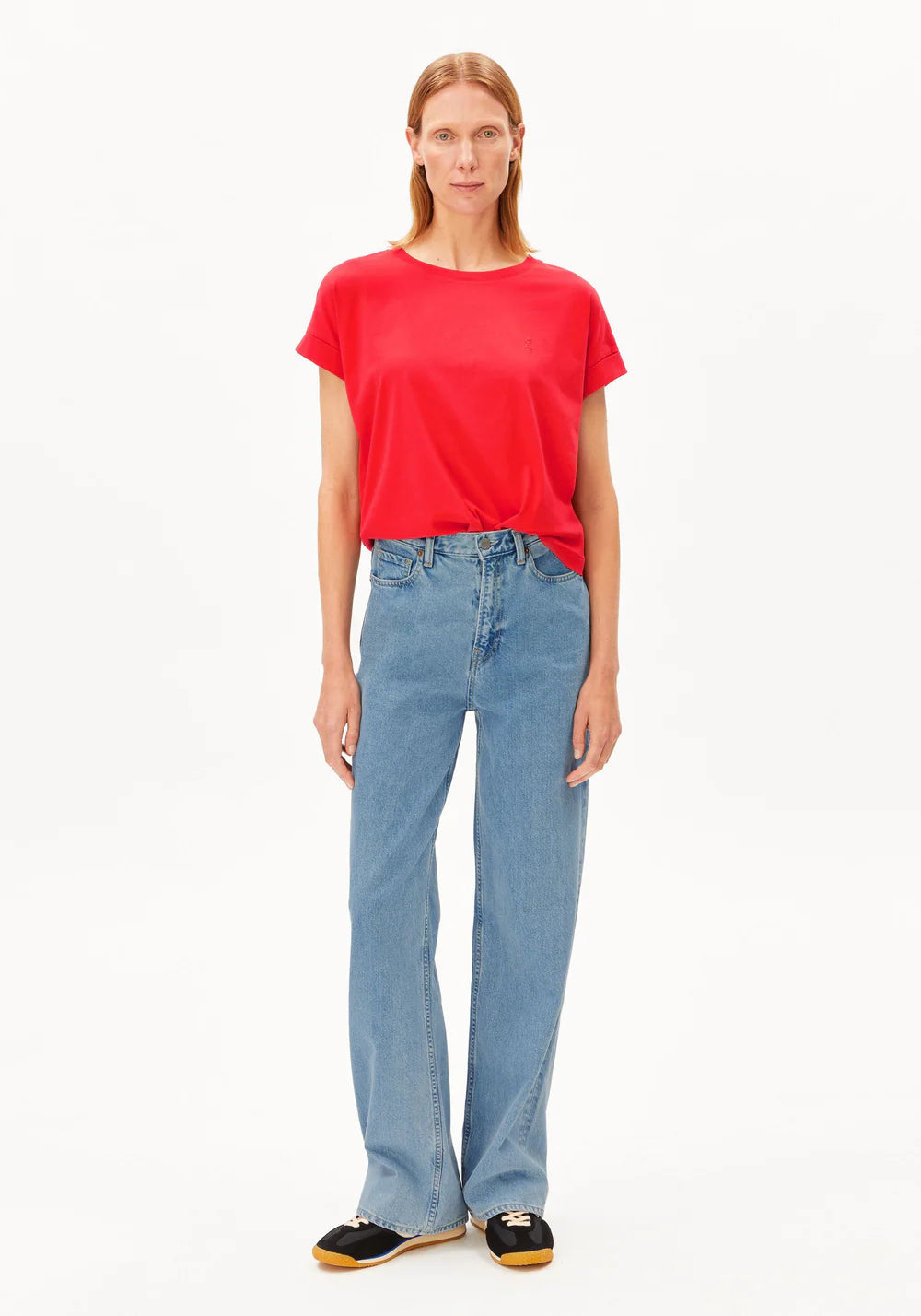 T-Shirt IDAARA Mars Red von Armedangels 4