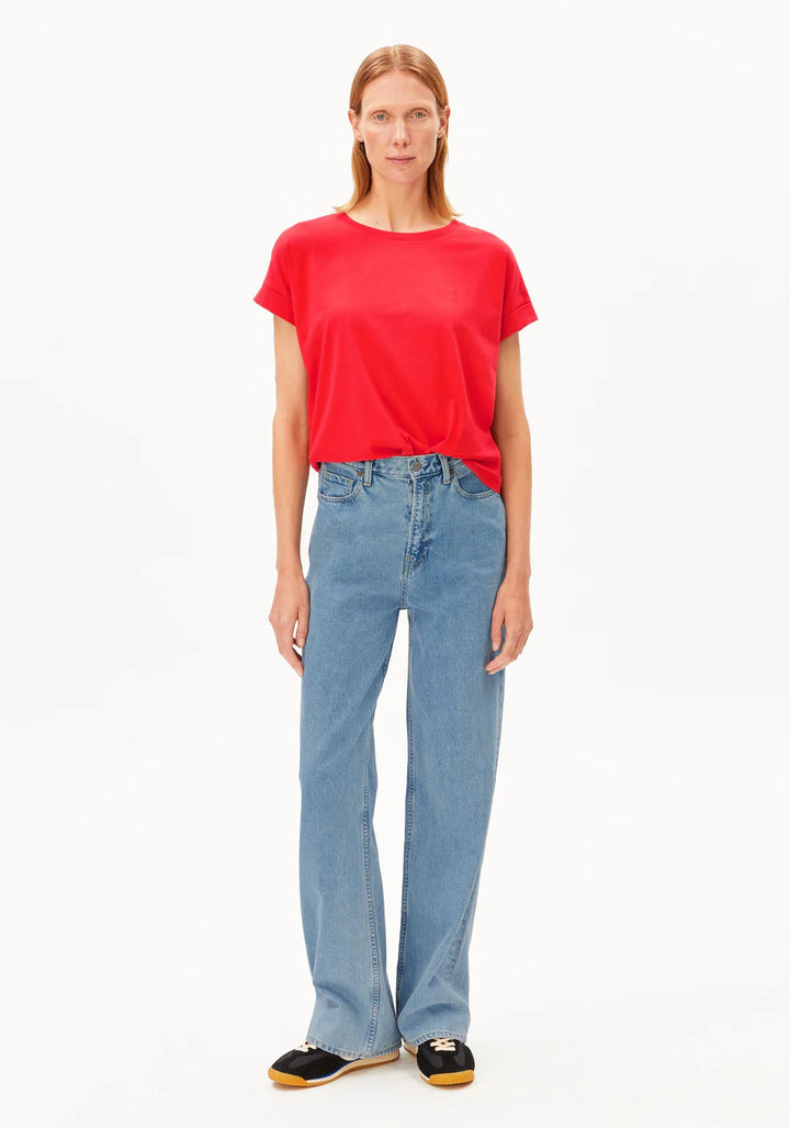T-Shirt IDAARA Mars Red von Armedangels 4