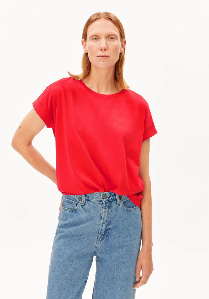 T-Shirt IDAARA Mars Red von Armedangels