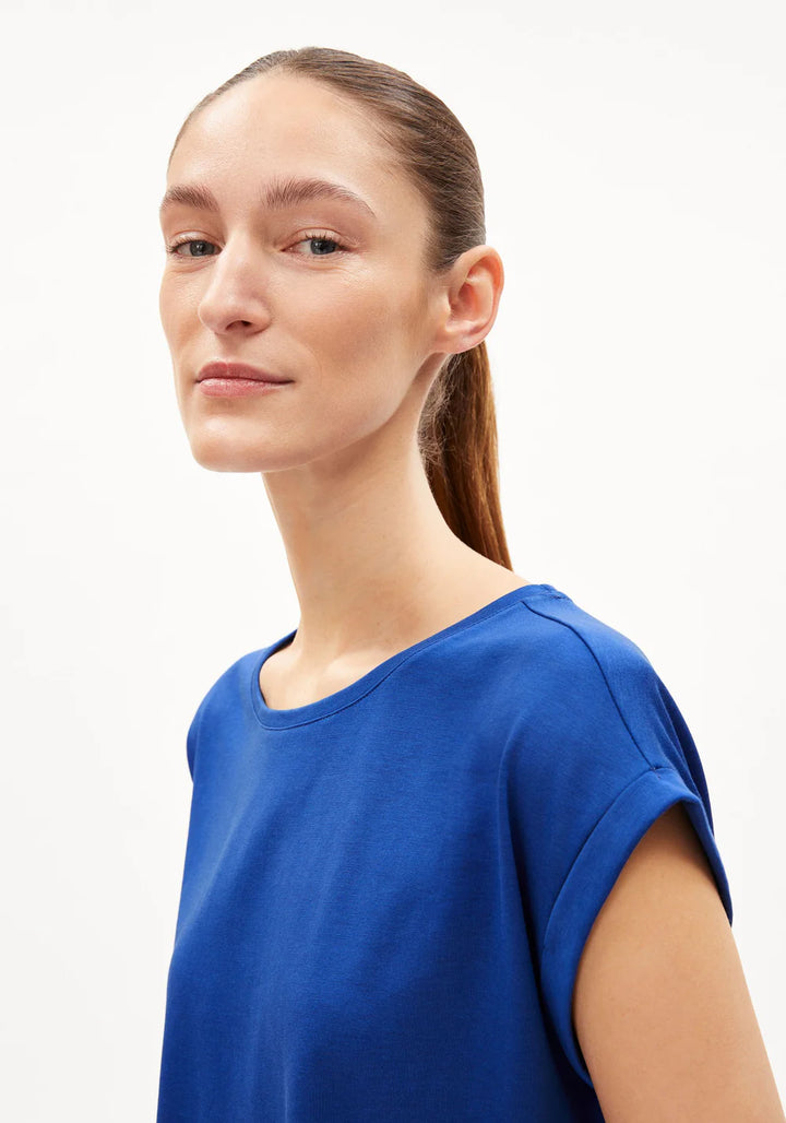 T-Shirt JILAANA Dynamo Blue von Armedangels 2