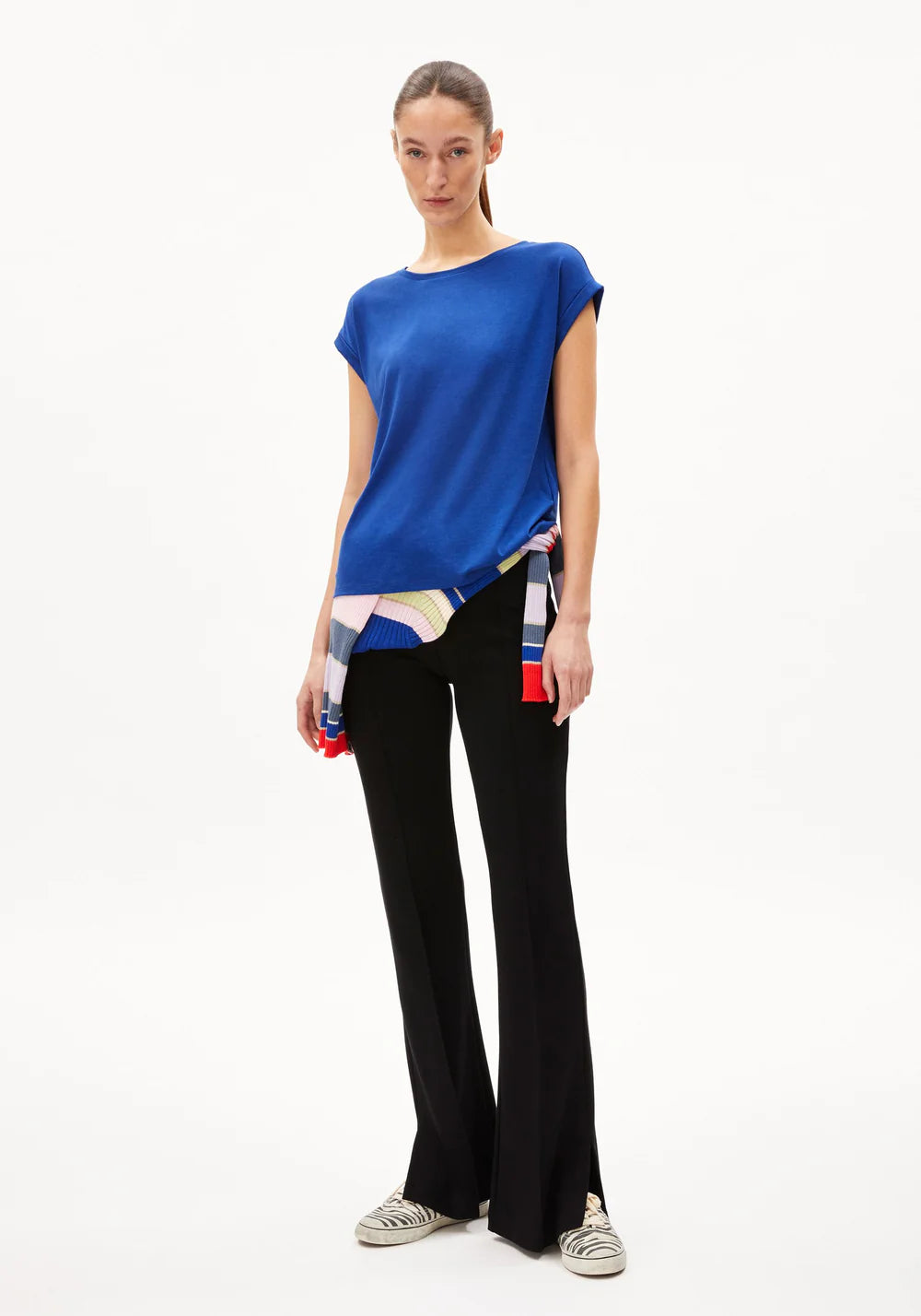T-Shirt JILAANA Dynamo Blue von Armedangels 4
