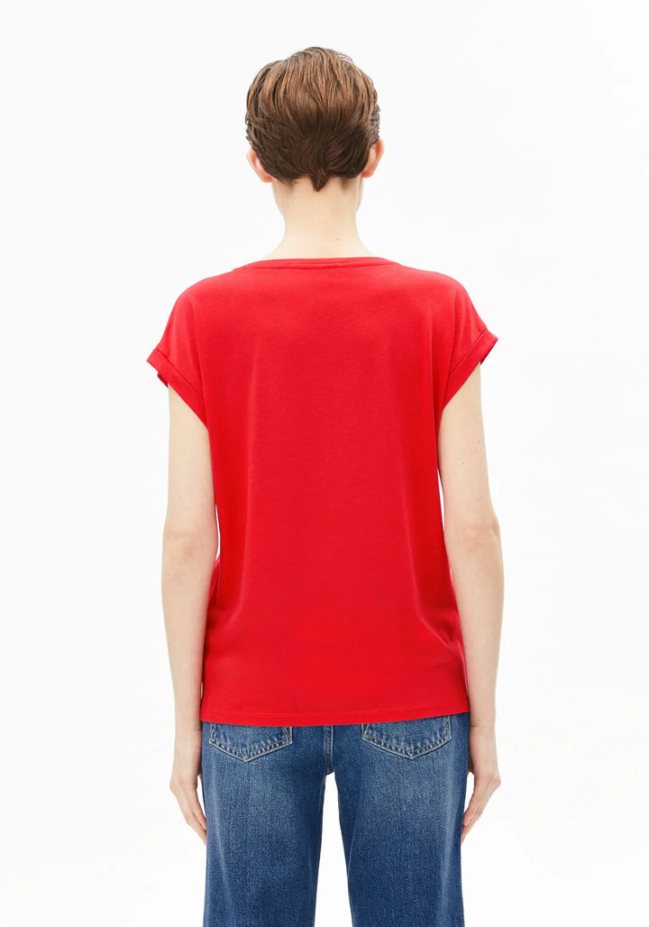 T-Shirt JILAANA Mars Red von Armedangels 1