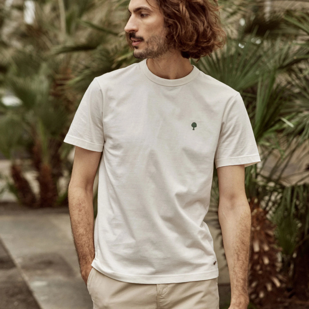 T-Shirt Lugny Ecru von Faguo