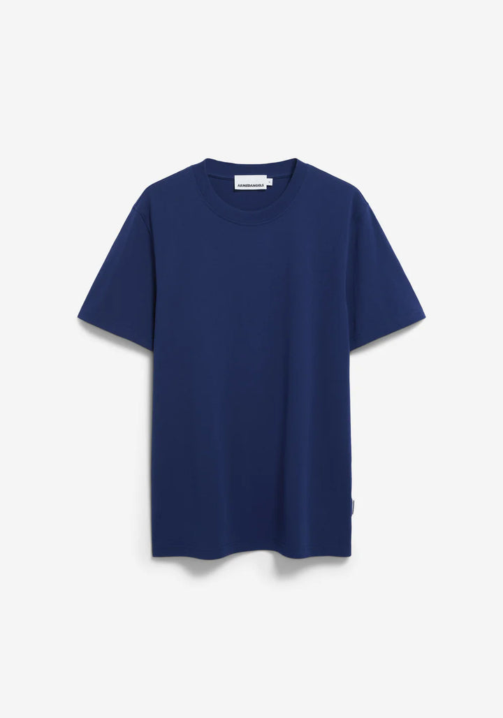 T-Shirt MAARKOS Blue Noon von Armedangels