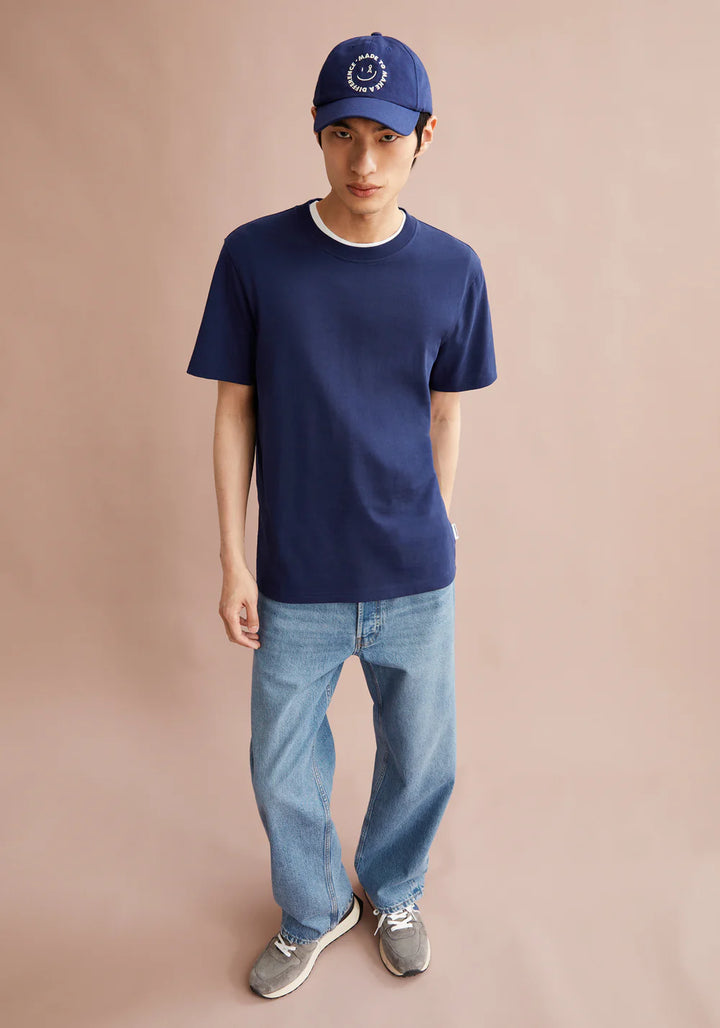 T-Shirt MAARKOS Blue Noon von Armedangels 4