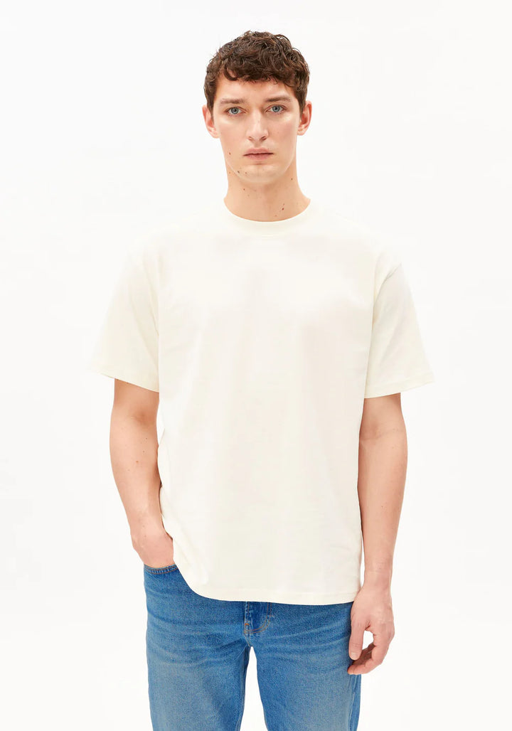 T-Shirt MAARKOS Heavy Weight Oatmilk von Armedangels