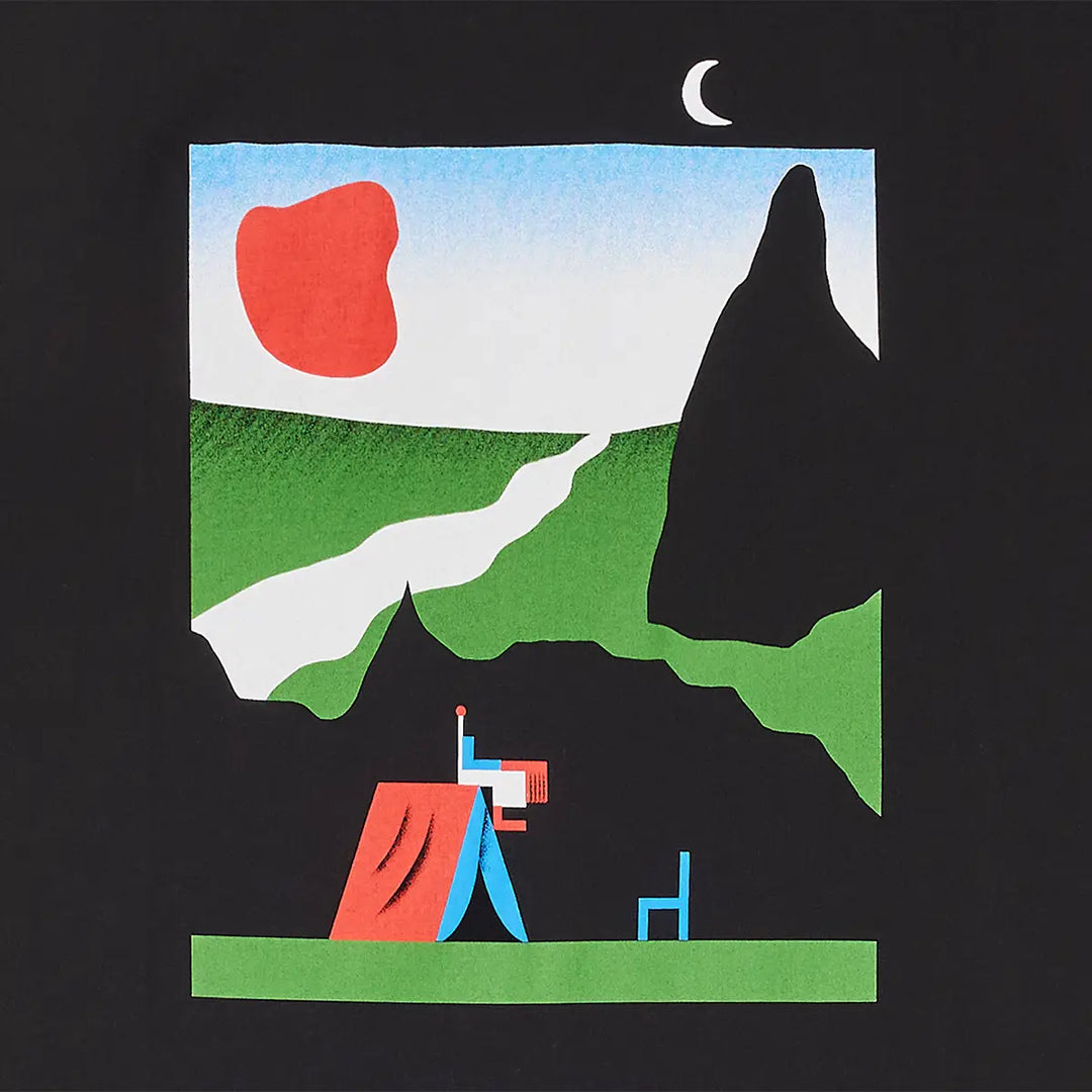 T-Shirt Moon Tee Black von bask in the sun 3