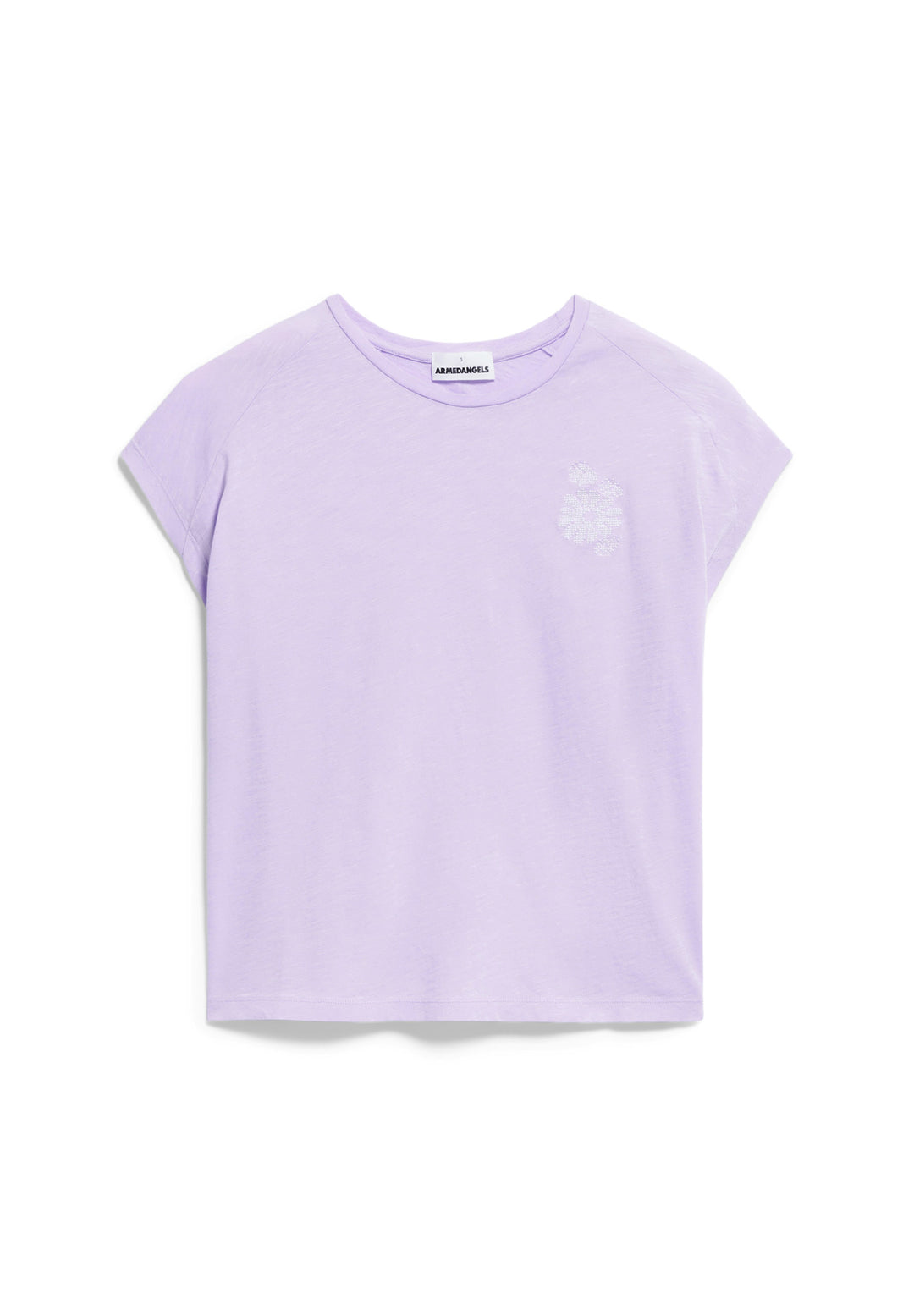 T-Shirt ONELIAA FAANCY Lavender Light von Armedangels