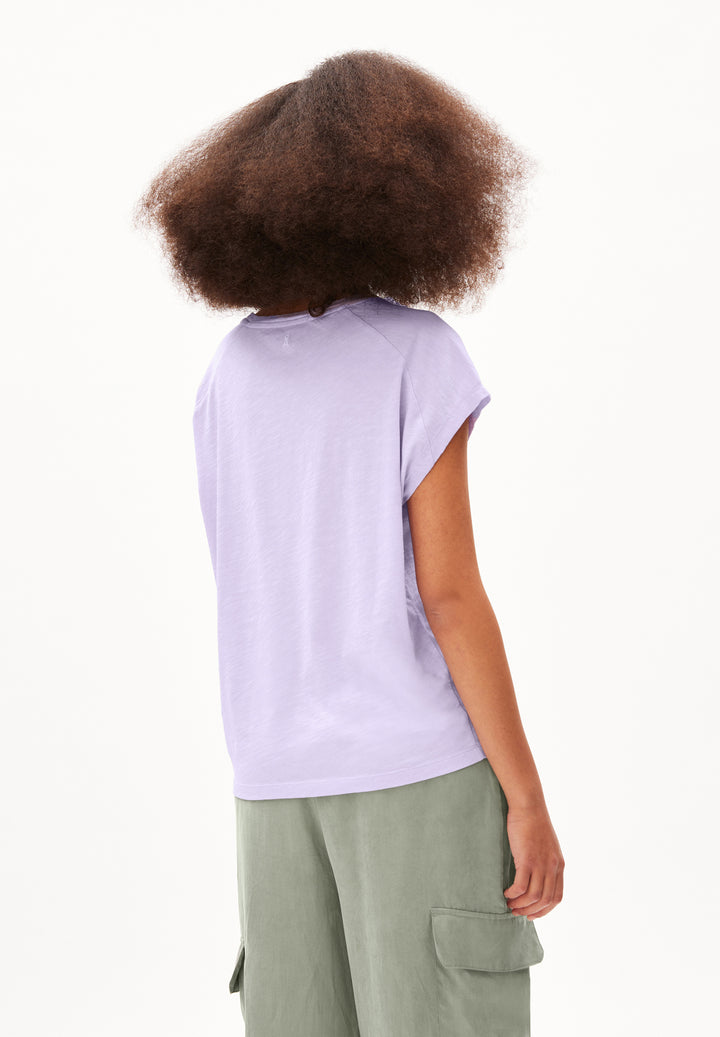 T-Shirt ONELIAA FAANCY Lavender Light von Armedangels