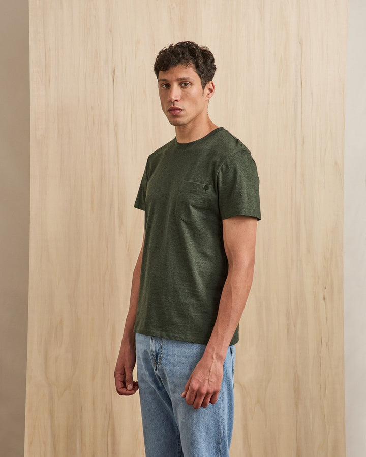 T-Shirt Olonne Dunkelgrün von Faguo