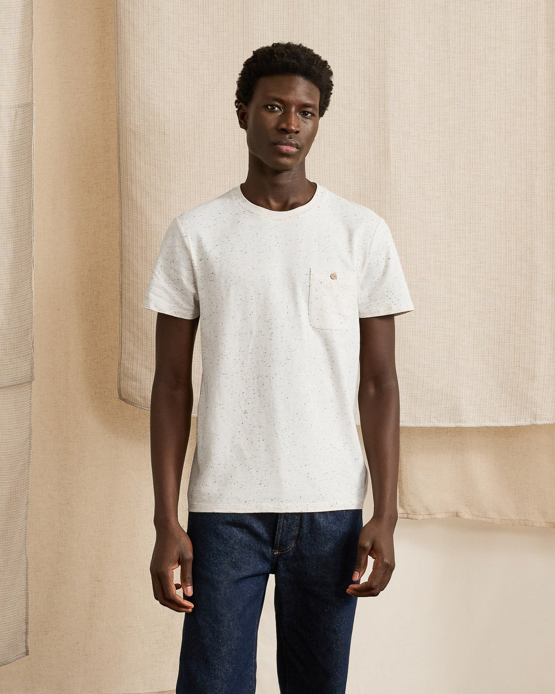 T-Shirt Olonne Ecru von Faguo