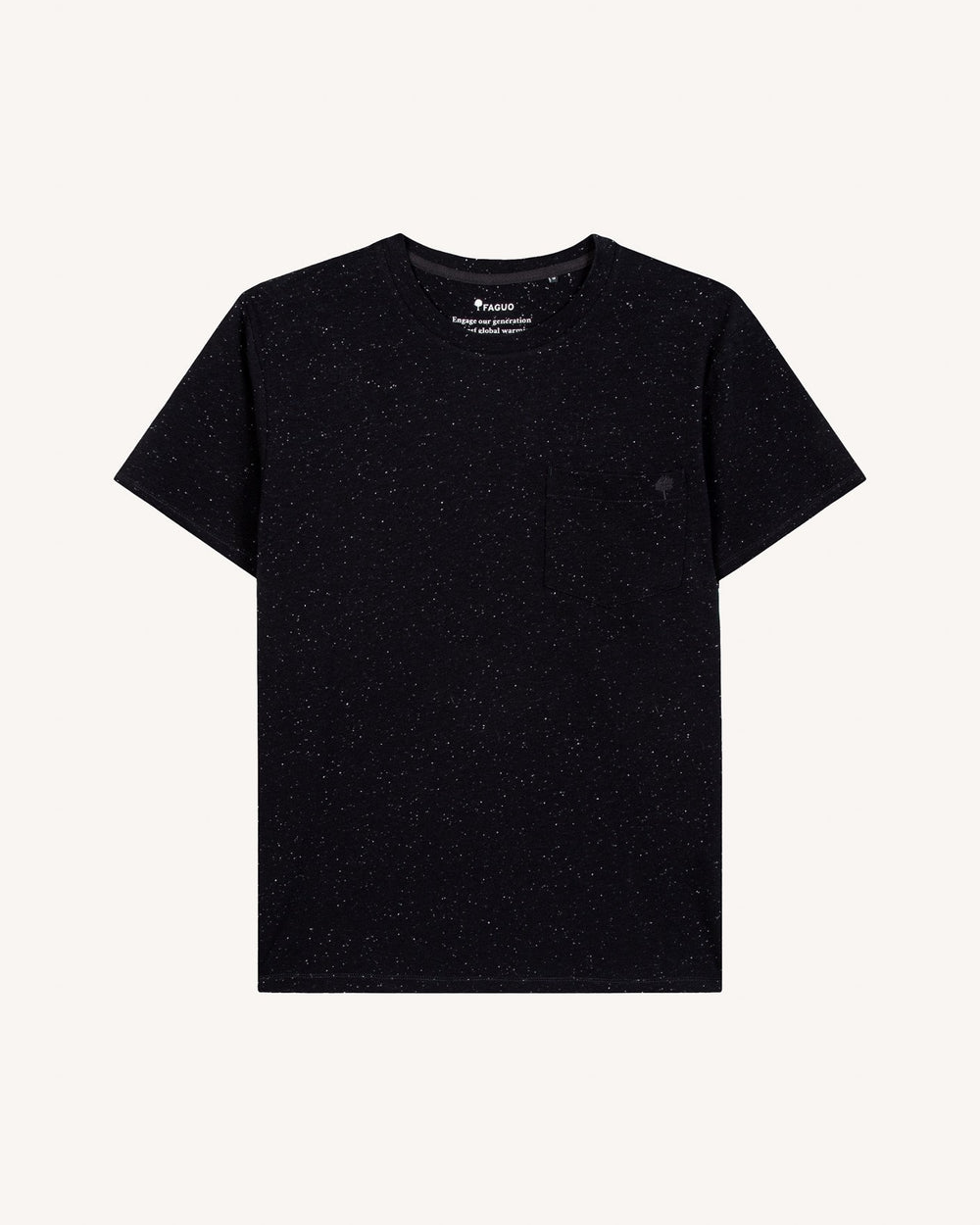 T-Shirt Olonne Navy & Ecru von Faguo 2