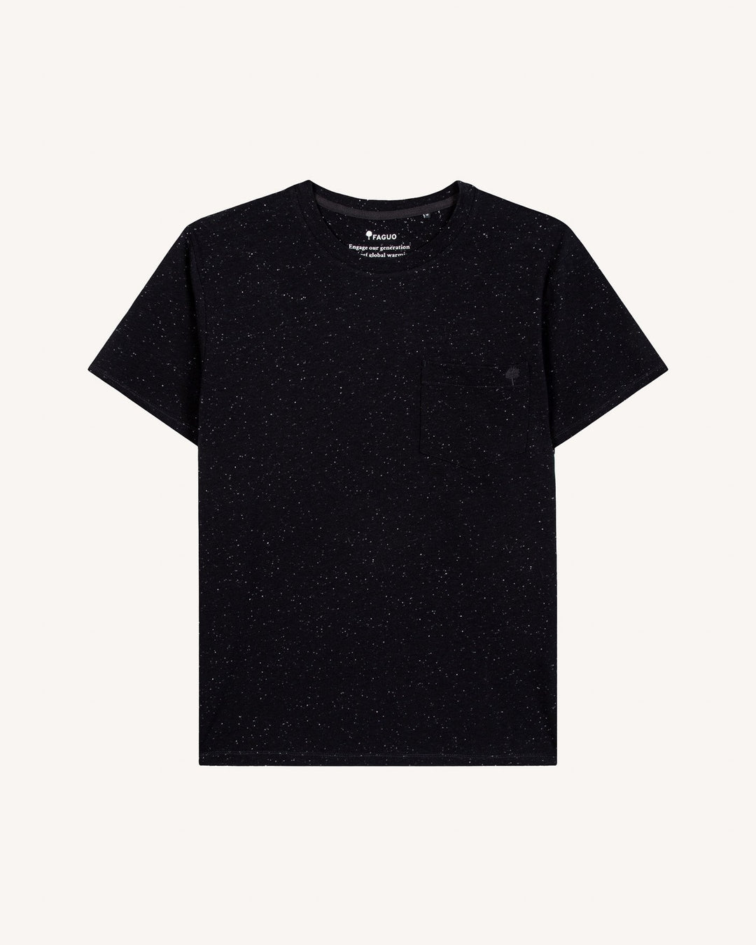 T-Shirt Olonne Navy & Ecru von Faguo 2