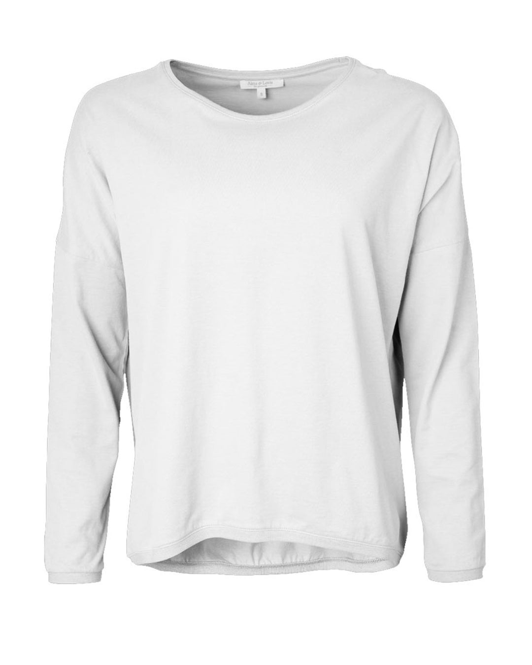 T-Shirt Oversized Loose White von Alma & Lovis 6