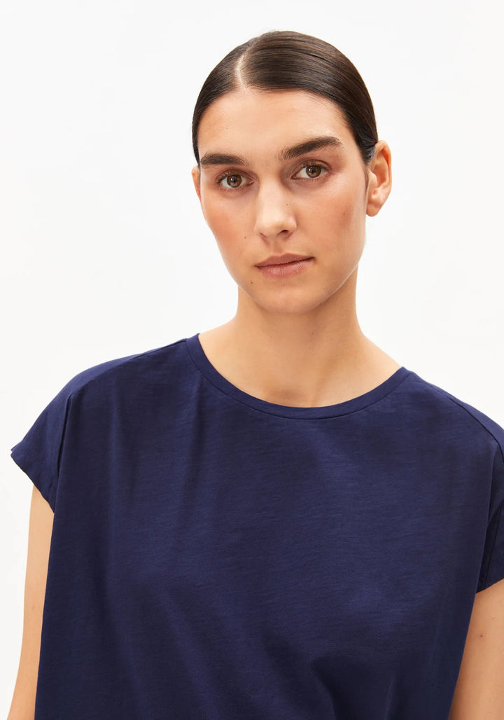 T-Shirt SLUB JERSEY T-SHIRT Tinted Navy von Armedangels 2