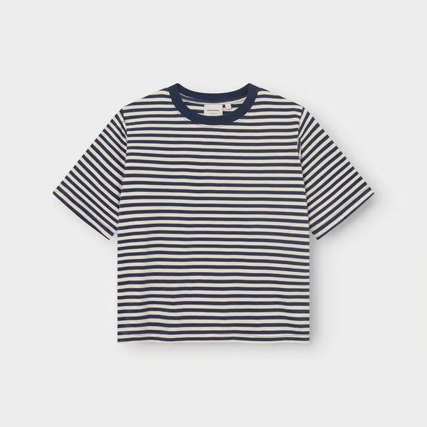 T-Shirt Vadstena Stripes Insignia Blue von Dedicated
