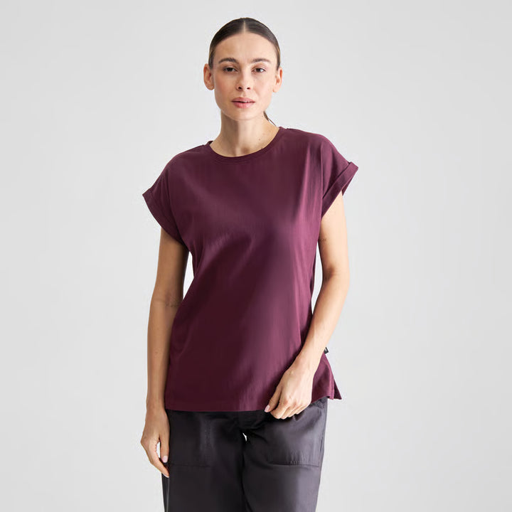 T-Shirt Visby Base Fig Red von Dedicated 