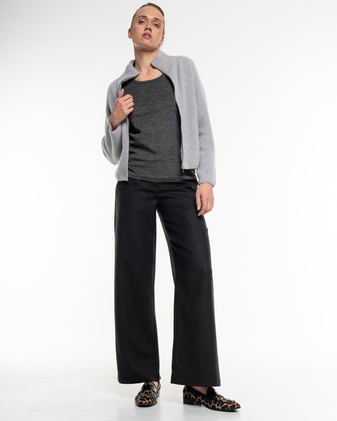 Hose Fischgrat Marlene Anthra von Alma & Lovis 2