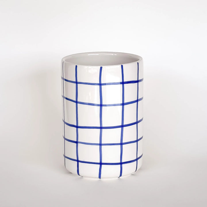 Vase Grid Mare Blue von Magazin minori