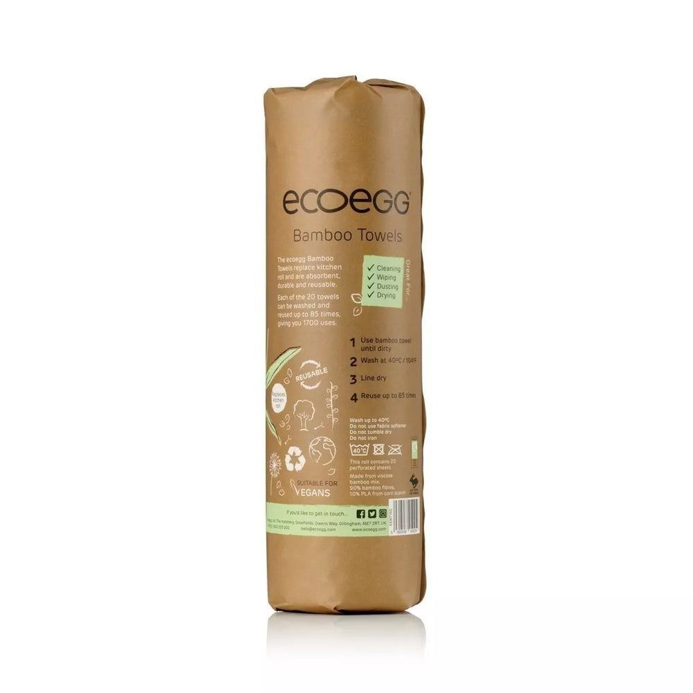 Waschbare Bambustücher Küchenrolle von ecoegg 2