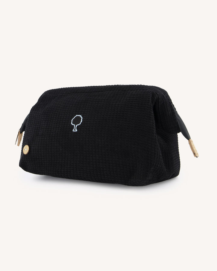 Washbag Woven Black von Faguo