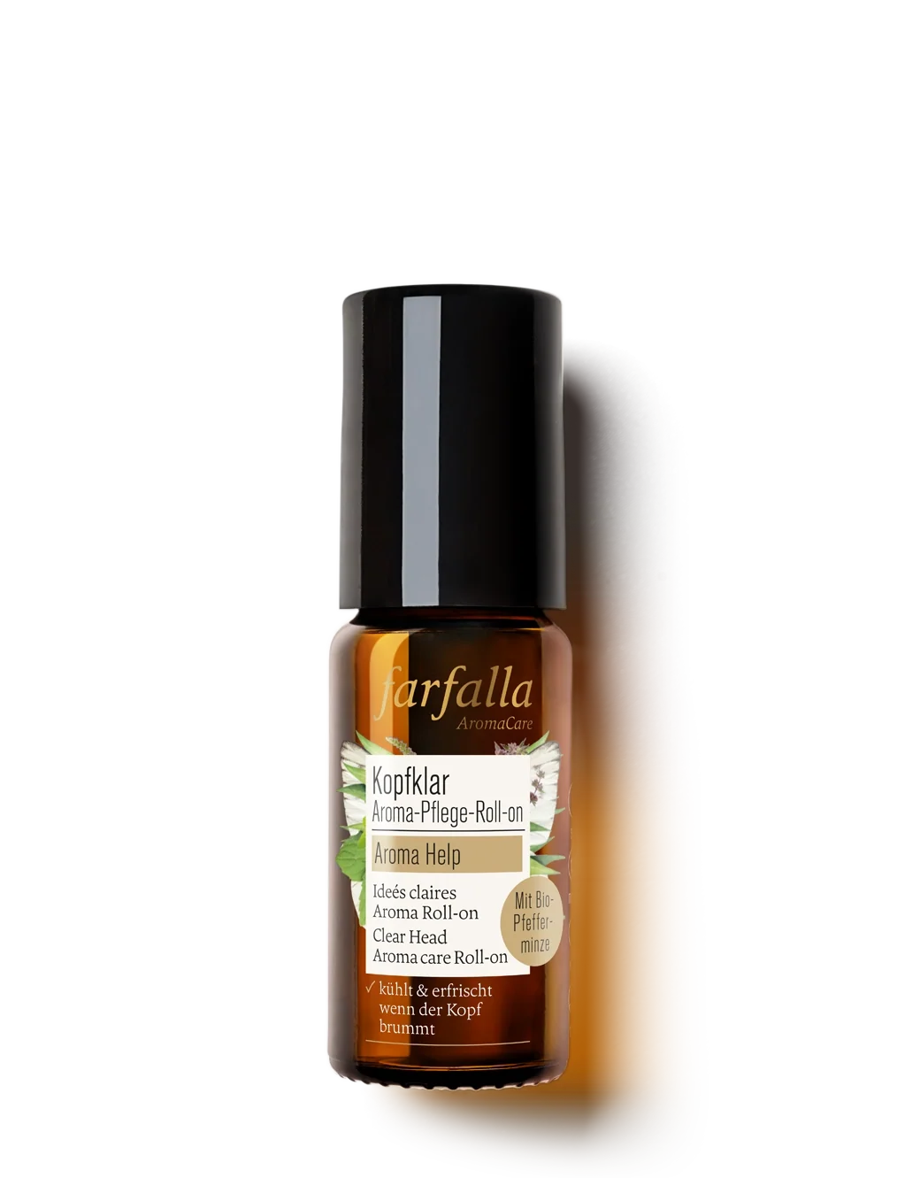Aroma-Pflege-Roll-on Kopfklar 10 ml von farfalla