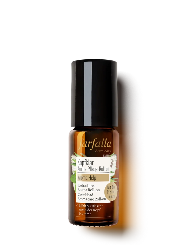 Aroma-Pflege-Roll-on Kopfklar 10 ml von farfalla
