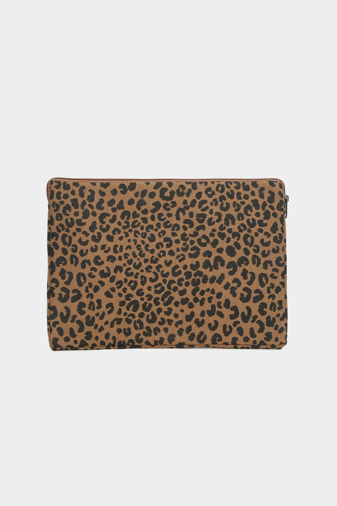 Ava Laptop-Hülle Zimt Leopard von hindbag, Rückseite