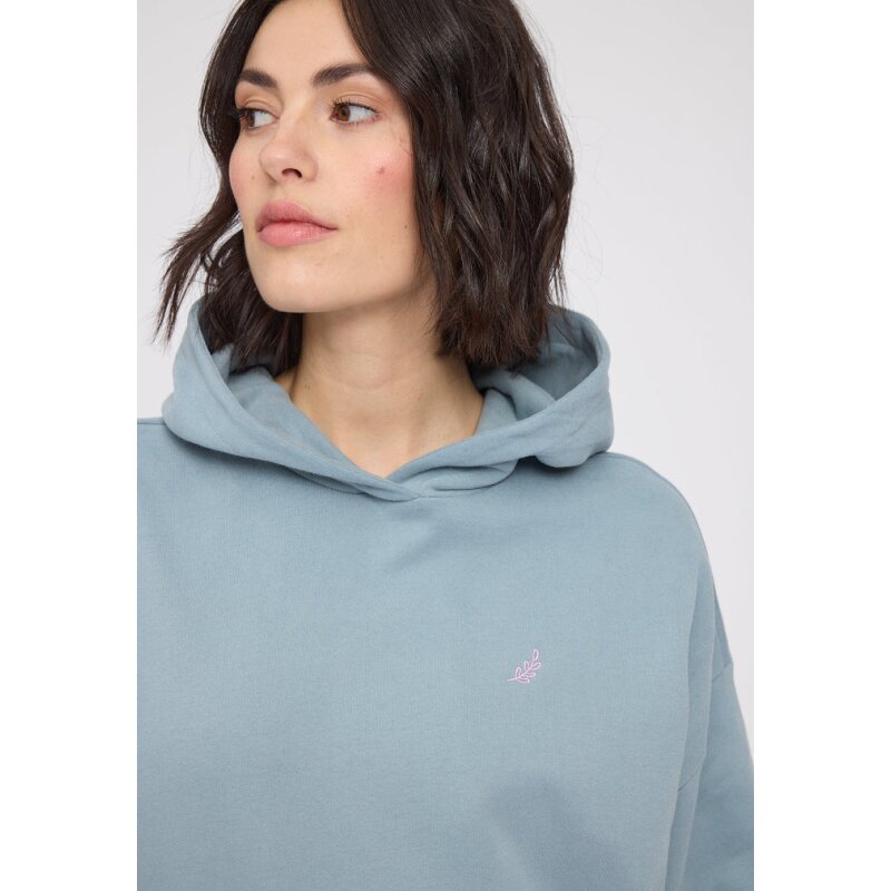Back Print Hoodie Dove Blue von Mazine, Seitenansicht