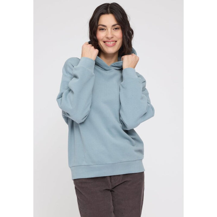 Back Print Hoodie Dove Blue von Mazine, Freisteller