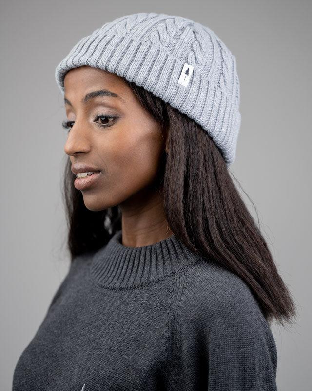 Treeanie Folded Cable Knit Cool Grey von NIKIN, weitere Ansicht