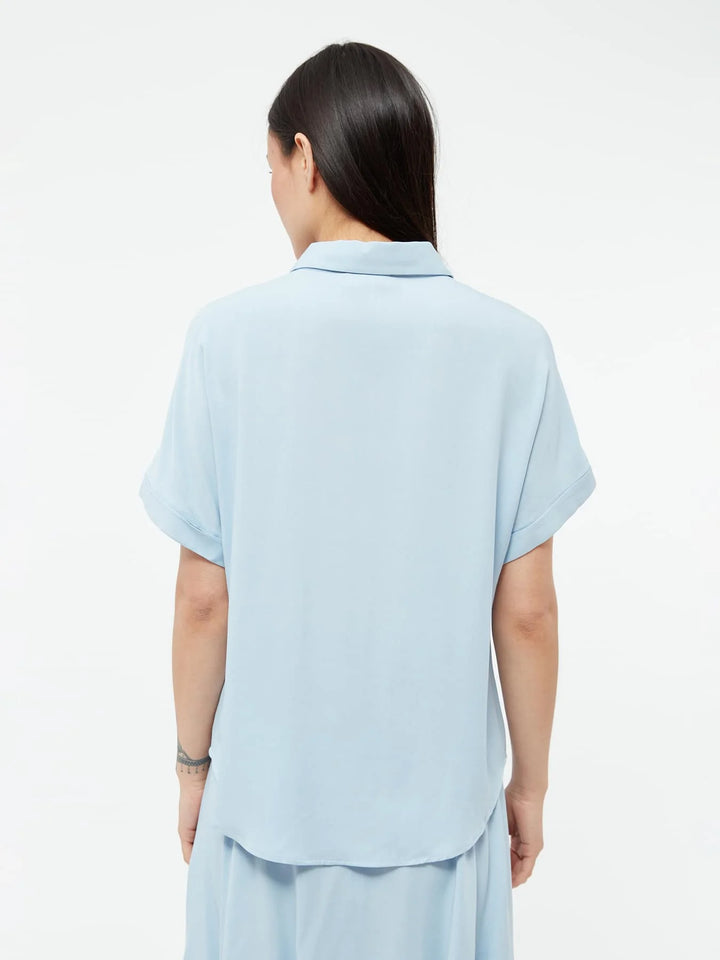 Bluse GBSarah Ice Water Blue von Givn Berlin – Rückansicht