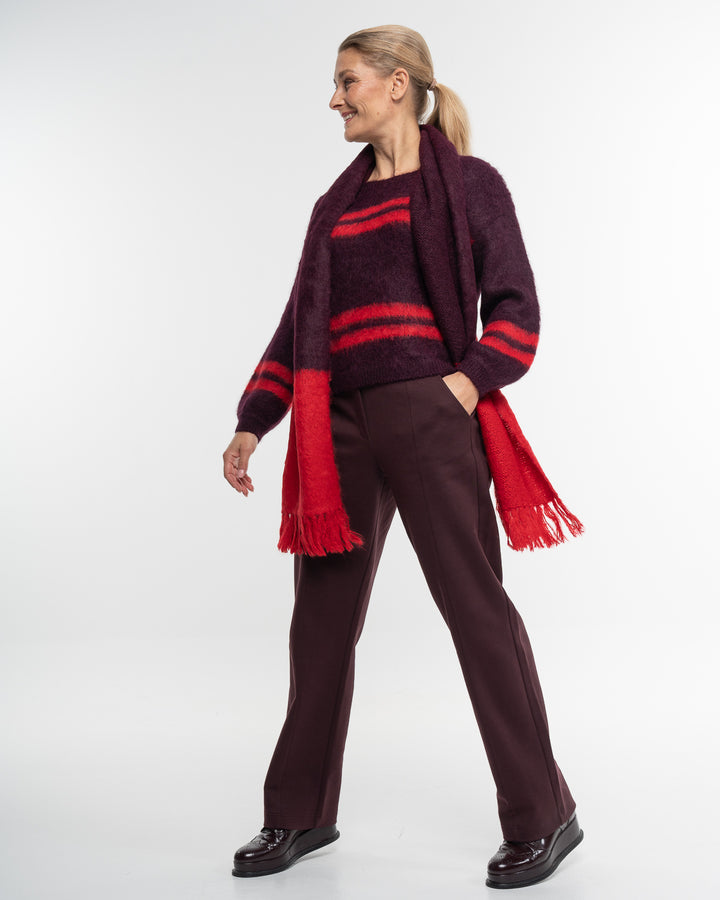 Brushed Scarf Plum von Alma & Lovis Ansicht 4