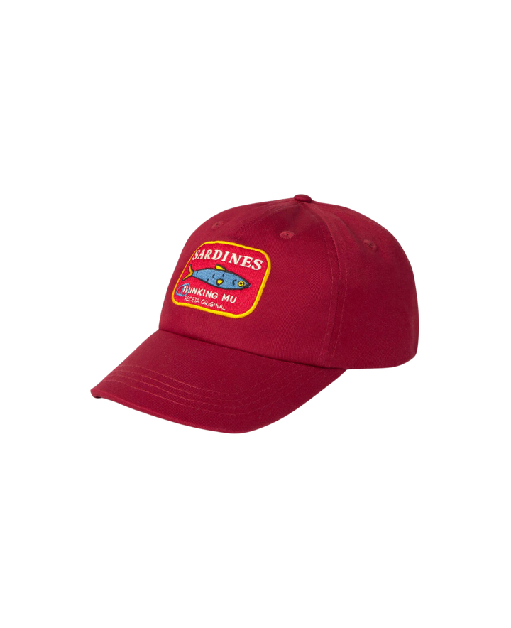 Cap Sardines Dark Red von Thinking MU