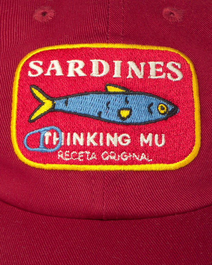 Cap Sardines von Thinking MU, Detail Stickerei